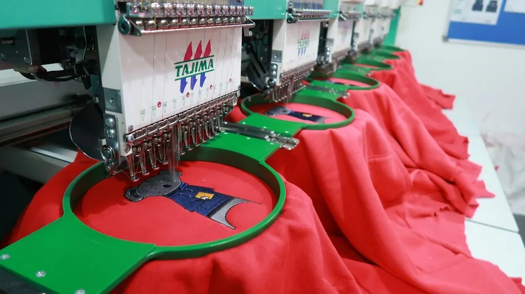 Branded apparel detail from the approved image collection